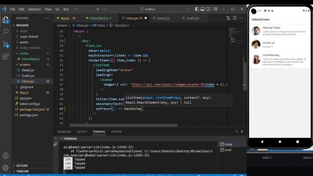 React Navigation - Stack Navigation explained in Tamil #04 React Native Mailbox Application Tamil смотреть онлайн