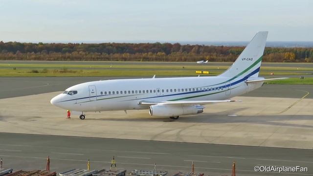 Jet Connections Ltd Boeing 737-200 start-up & taxi at Paderborn-Lippstadt Airport смотреть онлайн