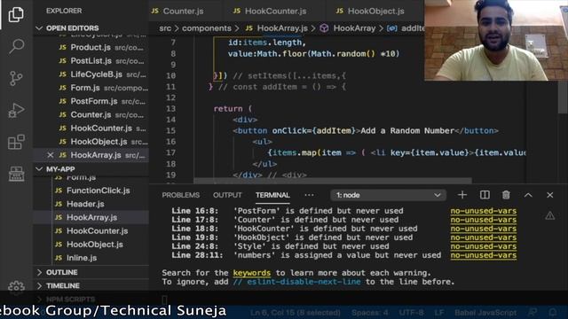 ReactJS Tutorial - 36- React Hooks - useState with Array ? смотреть онлайн