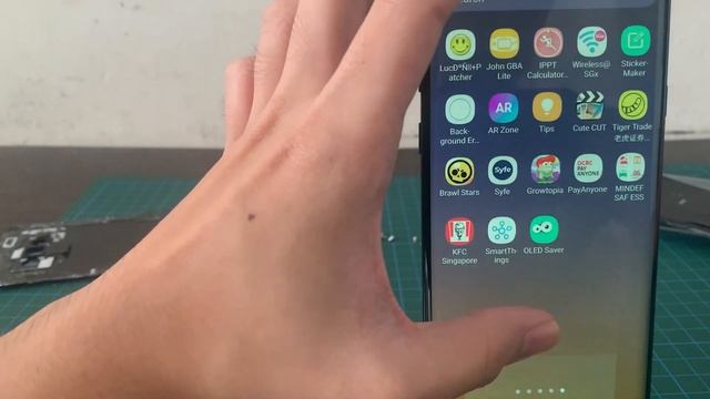 SAMSUNG NOTE 9 SCREEN ISSUE DISCOLORATION FIX 2021 смотреть онлайн