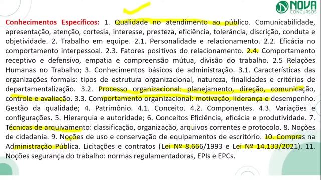 Concurso EMBASA 2022 PLANO DE ESTUDOS agente administrativo e operador смотреть онлайн