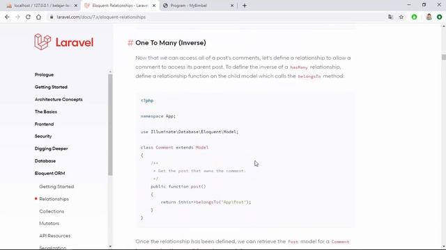 Menampilkan Data Berelasi dengan Eloquent ORM Laravel [12] смотреть онлайн
