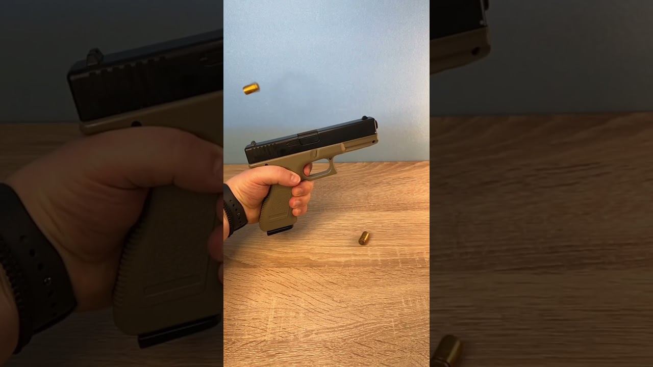 Автоматический пистолет с пульками Глок Glock 18 смотреть онлайн