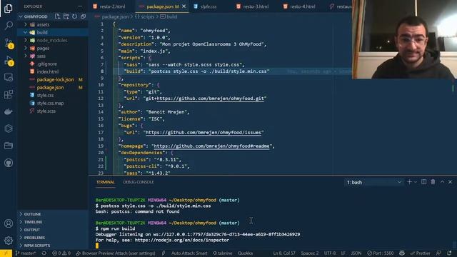 OhMyFood 47 PostCSS Autoprefixer Minification смотреть онлайн