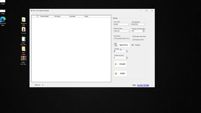 Tool đăng ký hàng loạt tài khoản Telegram, NHD Bot Telegram Register смотреть онлайн