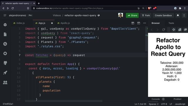 Migrar de Apollo a React Query смотреть онлайн