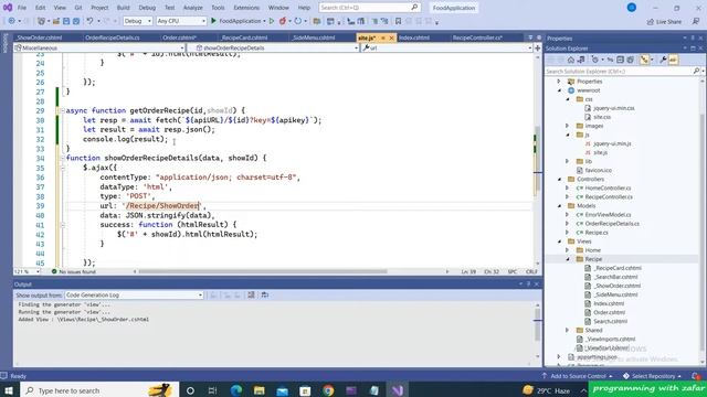 Part 3 | Search Page | Food Application project in Asp.Net Core MVC with Database смотреть онлайн