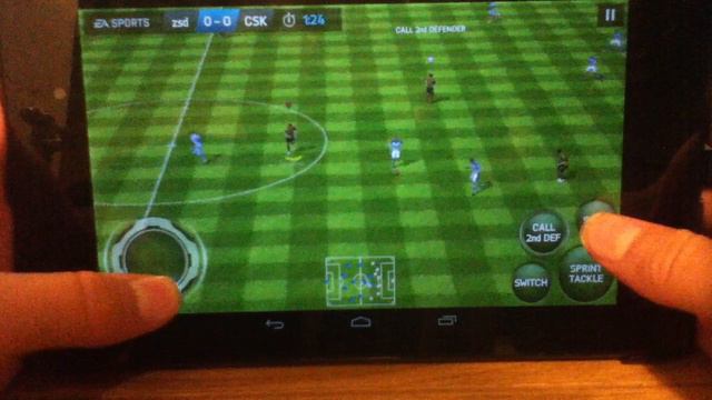 Fifa 14 game , tablet. смотреть онлайн