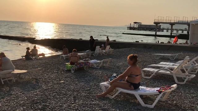 СОЧИ 2020.ПЛЯЖ «ИЗВЕСТИЯ» В КУРОРТНОМ ГОРОДКЕ. смотреть онлайн