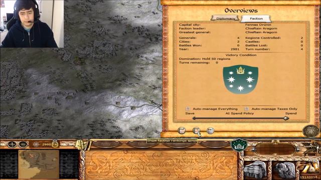 Divide and Conquer [LOTR] Total War Campagin (Dunedain) #1 смотреть онлайн