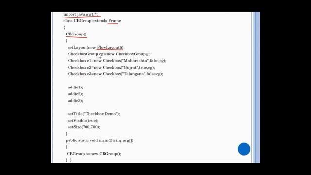 Checkboxgroup in Java AWT | Program for Checkboxgroup in AWT смотреть онлайн