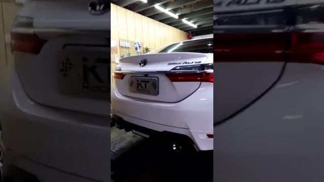 TOYOTA ALTIS E170 MK11 installed KT Racing Coilovers смотреть онлайн