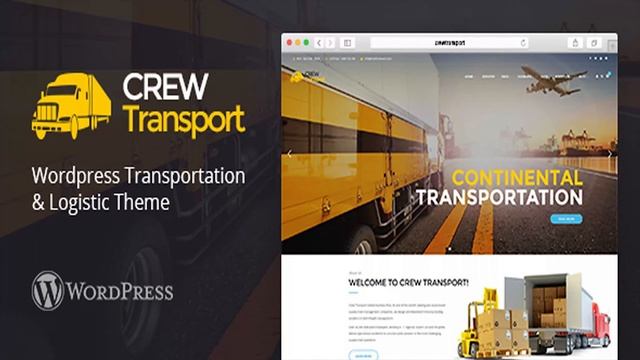Crewtransport - WordPress Transportation & Logistic Theme | Themeforest Website Templates and Theme смотреть онлайн