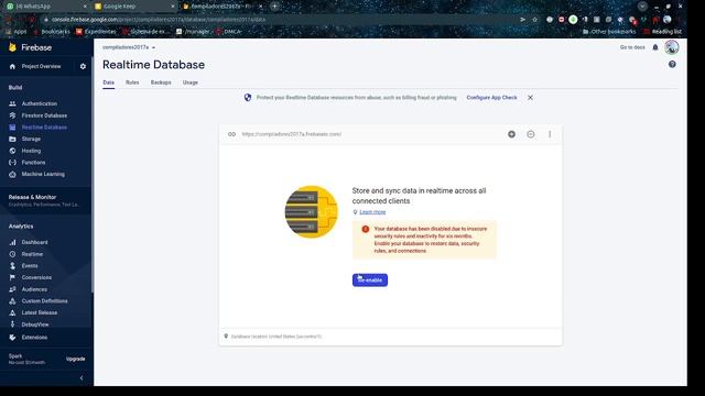 clase 20220307a - Firebase NOSQL codelab, electiva 1 смотреть онлайн