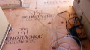 Утепление пола пеноплексом / Подготовка к монтажу теплого пола.