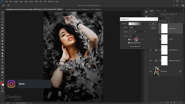 Black Theme Color Grading Effect in Photoshop | Photo Effects + FREE ACTION FILE смотреть онлайн