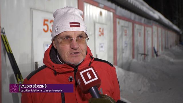 Bricis un Bērziņš pēc vīru stafetes starta | Biatlons смотреть онлайн