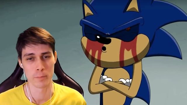 СУПЕР АНИМАЦИЯ СОНИК.EXE ! - SONIC.EXE TRILOGY Animation - Реакция смотреть онлайн