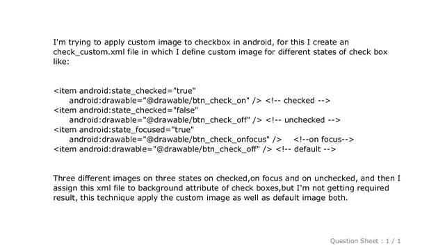 Android : How to apply custom image to checkbox in android смотреть онлайн