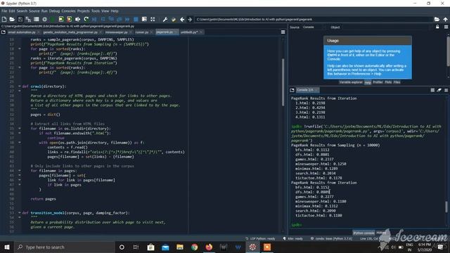 PageRank Algorithm implementation in Python using Sampling and Iterative Approach | World Of AI смотреть онлайн