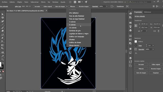 Tutorial de Illustrator Vectorizar Automatico calco interactivo y busca trazos смотреть онлайн