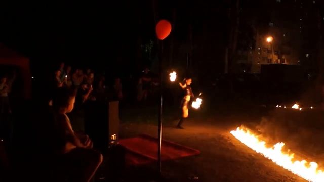 FIRE SHOW. Открытие кафе "Веранда". смотреть онлайн