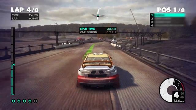DIRT 3 - SHOOTOUT FINAL (Mitsubishi Lancer X) смотреть онлайн
