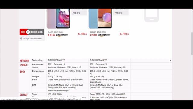 Moto G30 Vs Samsung galaxy A32 смотреть онлайн