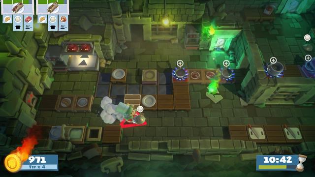 Overcooked! All You Can Eat (Story 2) 6-6 (2 Players) - 4 STARS смотреть онлайн