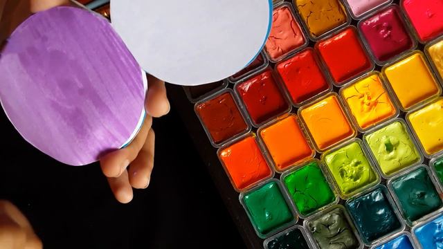 mini round artbook painting idea смотреть онлайн