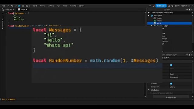 How to generate a random string - Roblox Studio смотреть онлайн