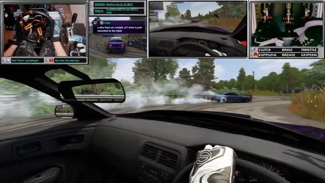 VR Drifting, Tandems & Talks STREAM 01-NOV-2023 | Assetto Corsa | CAMMUS Steering Wheel смотреть онлайн