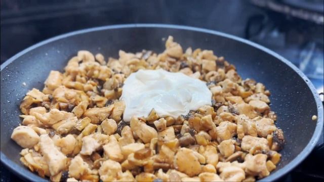 Обалденно вкусный жульен! ВСЕГО 5 ингредиентов , 30 минут и жульен готов! смотреть онлайн