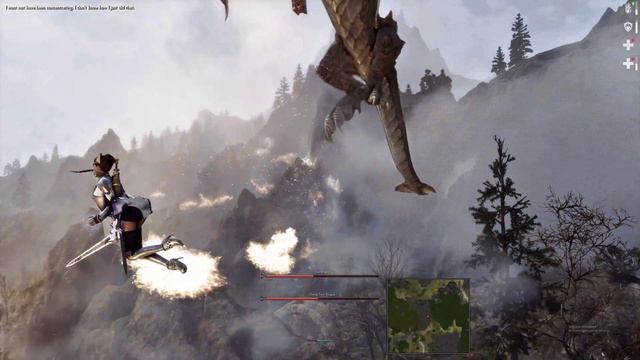 Elder Scrolls Skyrim SE AE 4K HD: Epic Dragon Battle In The Air