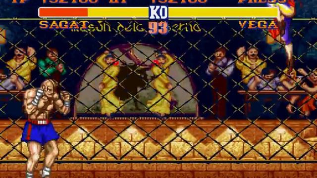 SF2 World Warrior Extreme Difficulty Edition Sagat Playthrough смотреть онлайн