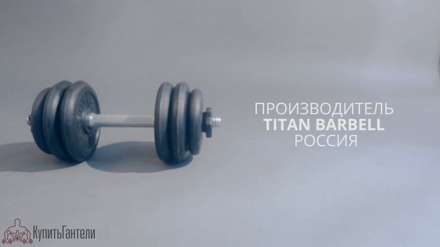 Обзор обрезиненных гантелей Titan Barbell l Ganteli.ru смотреть онлайн