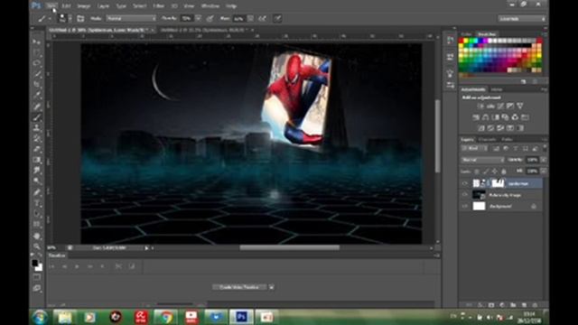 การใช้ Layer Mask และการรวม Layer ของPhotoshop cs6 смотреть онлайн