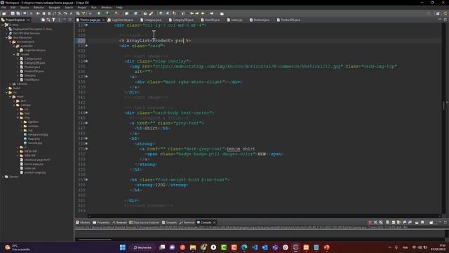 #Jakarta EE #Part 6- Application e-shop - Afficher le catalogue des produits (Servlet / JSP) смотреть онлайн