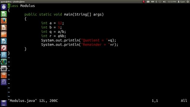 Java Arithmetic Operators | Part 4 | Modulus (%) Operator With Integer Operands смотреть онлайн