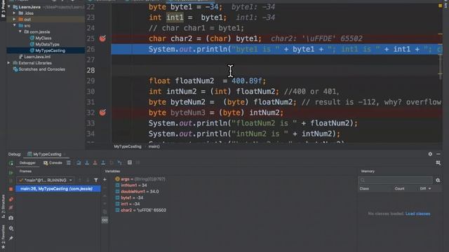 java level1 - DataType Casting смотреть онлайн