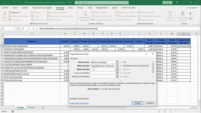 Encontrar y resaltar el PRECIO MÁS BAJO y MÁS ALTO de nuestras tiendas en Excel 2021 смотреть онлайн