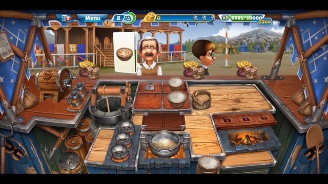 Cooking Fever - The Medieval Fair Level 1-5 смотреть онлайн