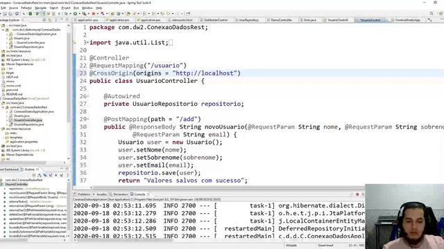 React 7 0 Spring JPA Evitando CORS смотреть онлайн