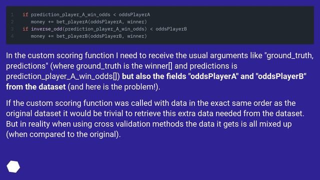 Scikit-learn custom score function needs values from dataset other than X and y смотреть онлайн