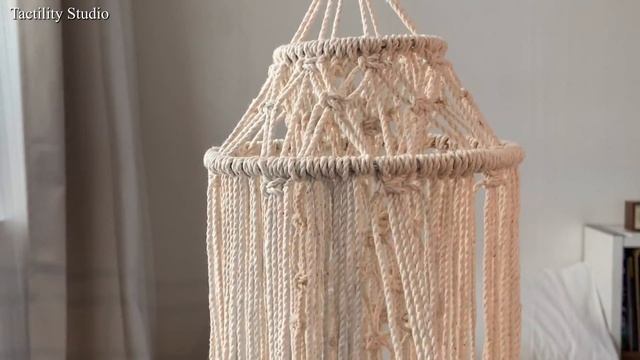 Macrame pendant DIY 마크라메 팬던트 만들기 by Tactility Studio смотреть онлайн