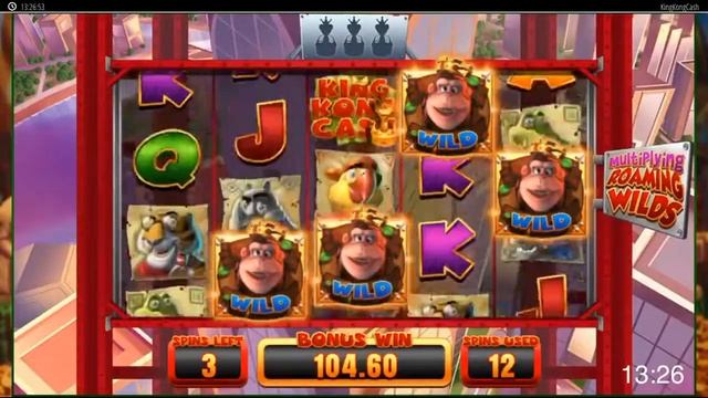 KING KONG CASH SLOT - BONUS WIN смотреть онлайн