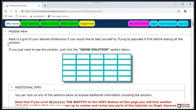 Magic Squares Tutorial Part12 смотреть онлайн