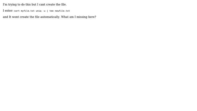 Give the command to remove duplicate lines in a .txt file and save the new file as new.txt file смотреть онлайн