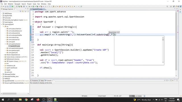 Apache Spark- UDF ( User Defined Function )| Spark Tutorial | Part 10 смотреть онлайн