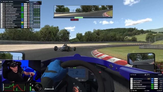 My first race on iRacing using TrackIR | Less is definitely more! смотреть онлайн